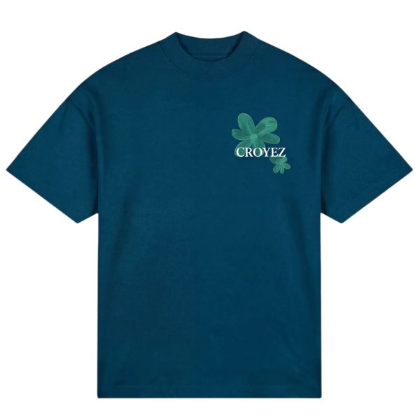Croyez Botanique T-shirt Donker blauw