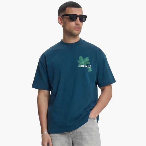 Croyez Botanique T-shirt Donker blauw