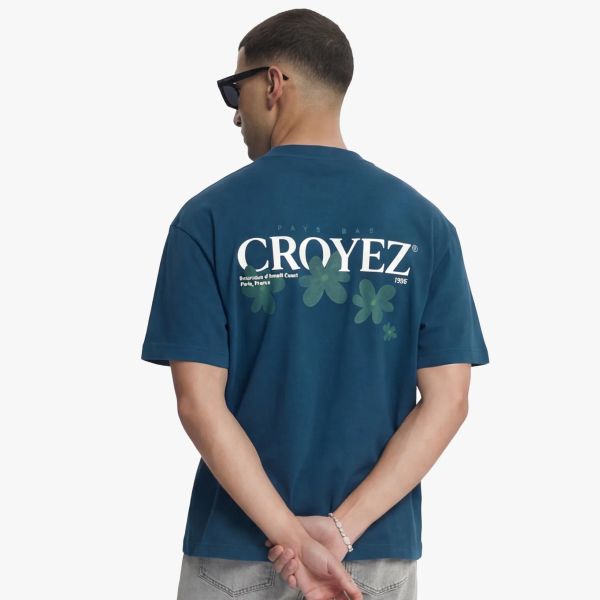 Croyez Botanique T-shirt Donker blauw