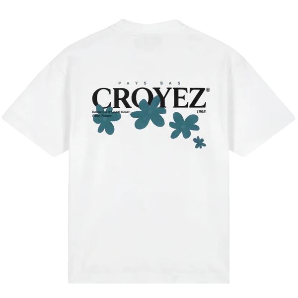 Croyez Botanique T-shirt Wit/Blauw