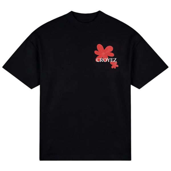 Croyez Botanique T-shirt Zwart