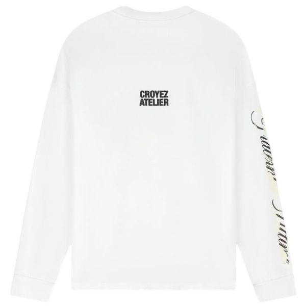 Croyez Camo Longsleeve T-shirt Wit