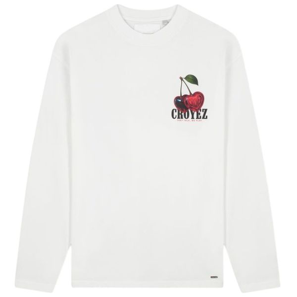 Croyez Cerise D'Amour Longsleeve T-shirt Wit