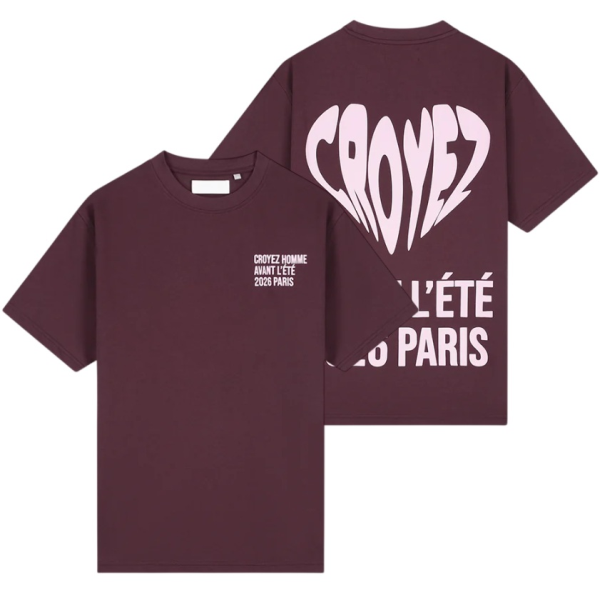 Croyez Classique T-shirt Bordeaux