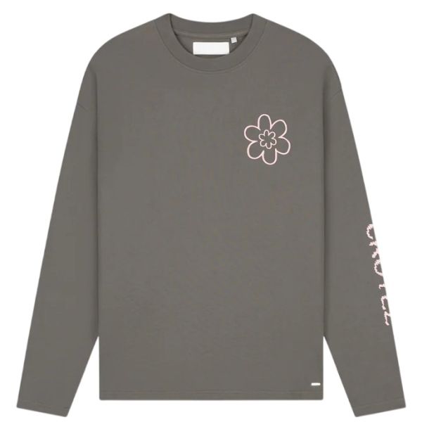 Croyez Contour De La Fleur Longsleeve T-shirt Bruin