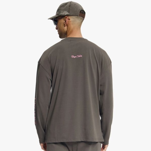 Croyez Contour De La Fleur Longsleeve T-shirt Bruin