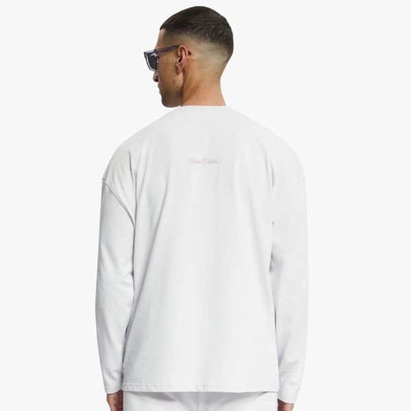 Croyez Contour De La Fleur Longsleeve T-shirt Grijs