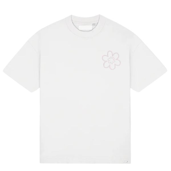 Croyez Contour De La Fleur T-shirt Grijs