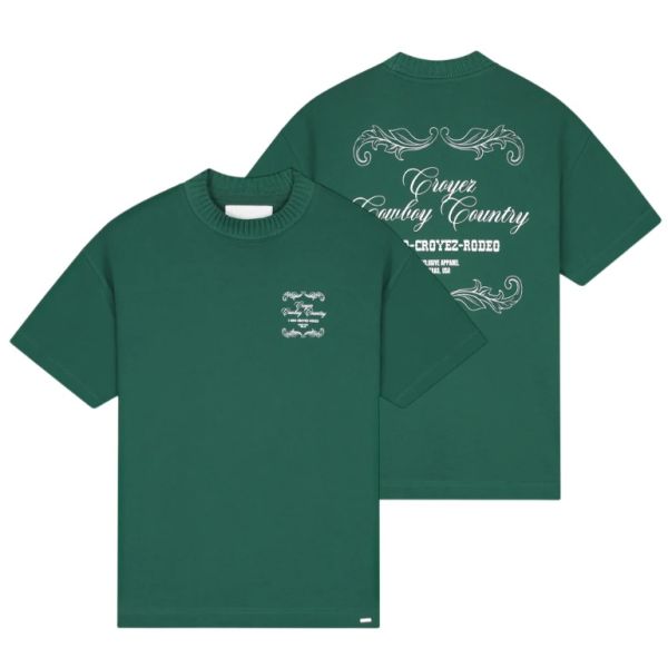 Croyez Country T-shirt Donker groen