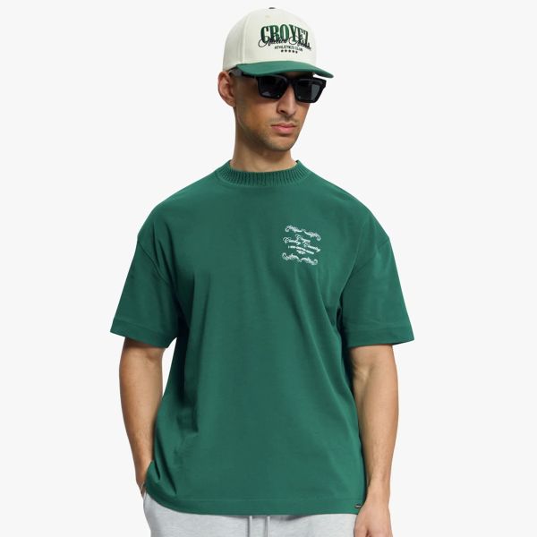 Croyez Country T-shirt Donker groen