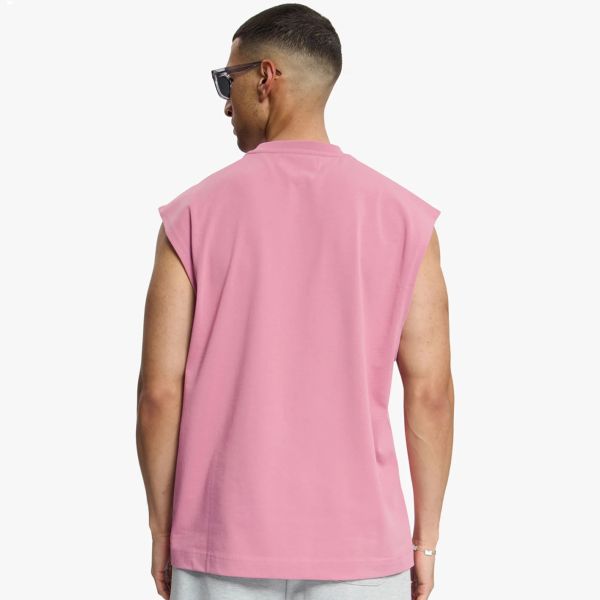 Croyez Cutout Heart Sleeveless T-shirt Roze