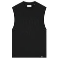 Croyez Cutout Heart Sleeveless T-shirt Zwart