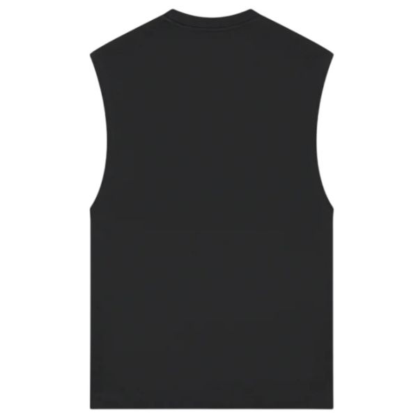 Croyez Cutout Heart Sleeveless T-shirt Zwart