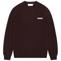 Croyez Etiquette Knit Sweater Bordeaux