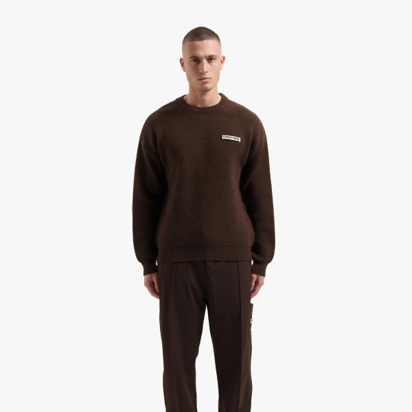 Croyez Etiquette Knit Sweater Bruin