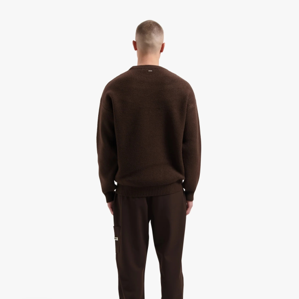 Croyez Etiquette Knit Sweater Bruin