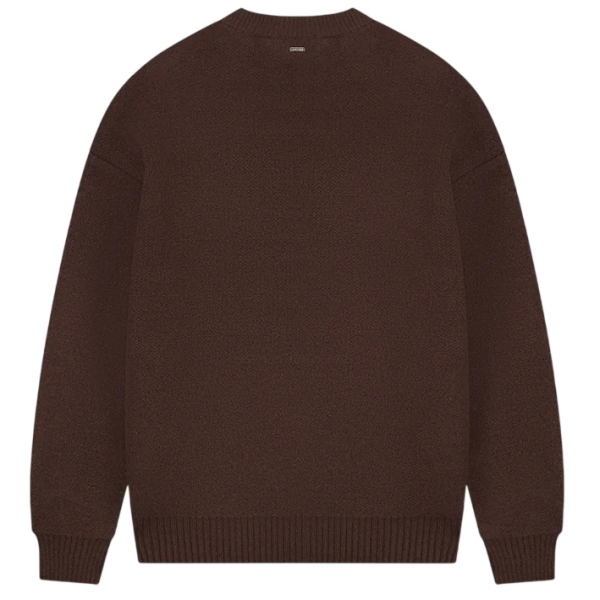 Croyez Etiquette Knit Sweater Bruin