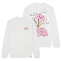 Croyez Fleur Heureuse Longsleeve T-shirt Wit