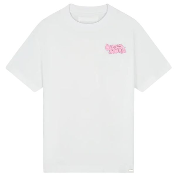 Croyez Fleur Heureuse T-shirt Wit