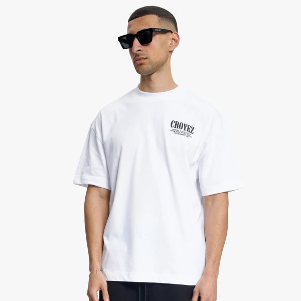 Croyez Flower And Heart T-shirt Wit