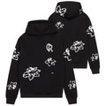 Croyez Flower Hoodie Zwart