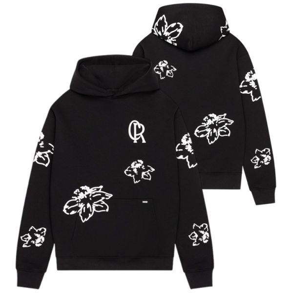 Croyez Flower Hoodie Zwart
