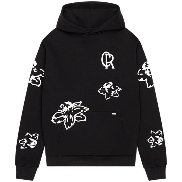 Croyez Flower Hoodie Zwart