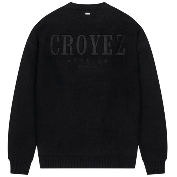 Croyez Gallary knit sweater Zwart
