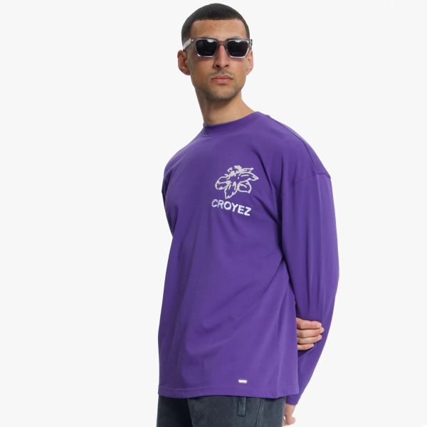 Croyez Gardener Longsleeve T-shirt Paars