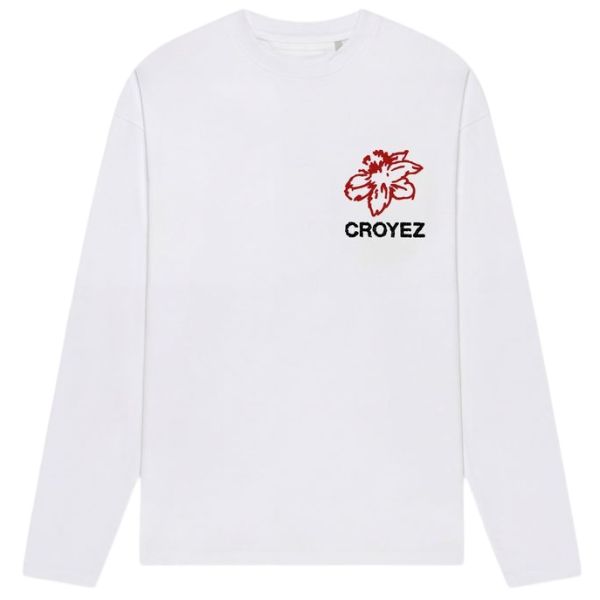 Croyez Gardener Longsleeve T-shirt Wit/Rood