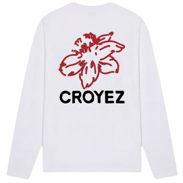 Croyez Gardener Longsleeve T-shirt Wit/Rood