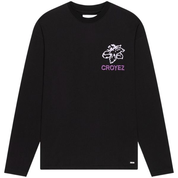 Croyez Gardener Longsleeve T-shirt Zwart/Paars