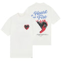 Croyez Heart On Fire T-shirt Off White