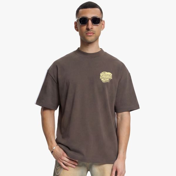 Croyez Heartbreak Club T-shirt Bruin