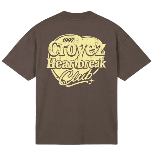 Croyez Heartbreak Club T-shirt Bruin