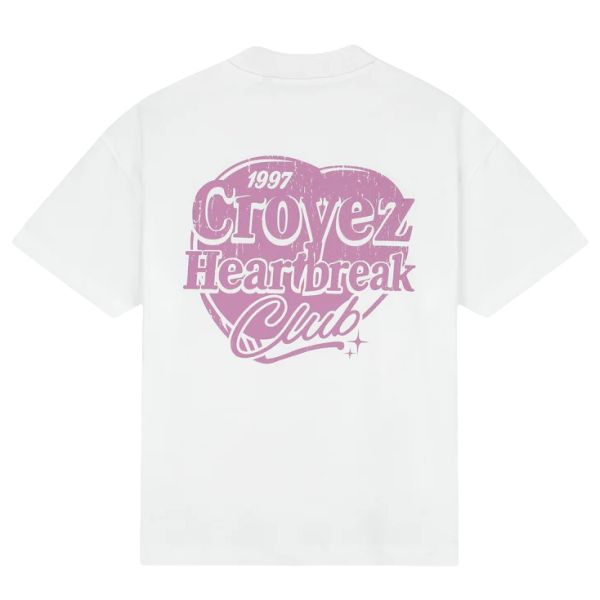 Croyez Heartbreak Club T-shirt Wit