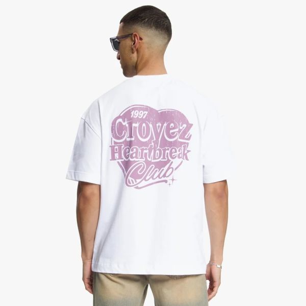 Croyez Heartbreak Club T-shirt Wit