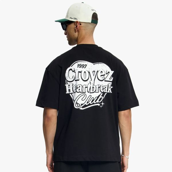 Croyez Heartbreak Club T-shirt Zwart