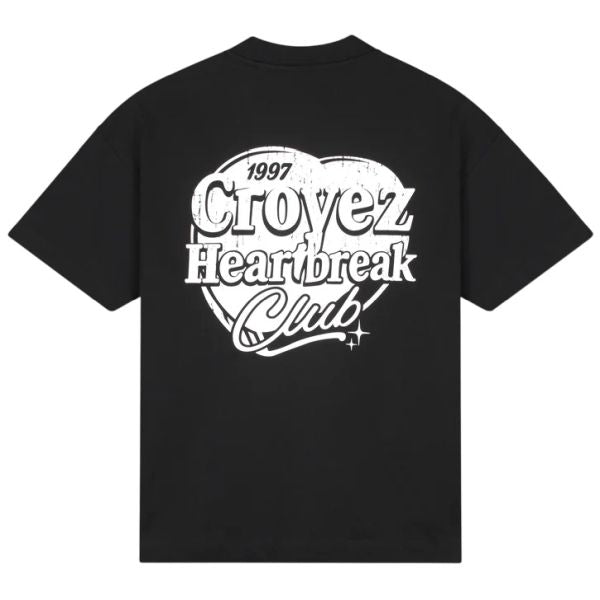 Croyez Heartbreak Club T-shirt Zwart