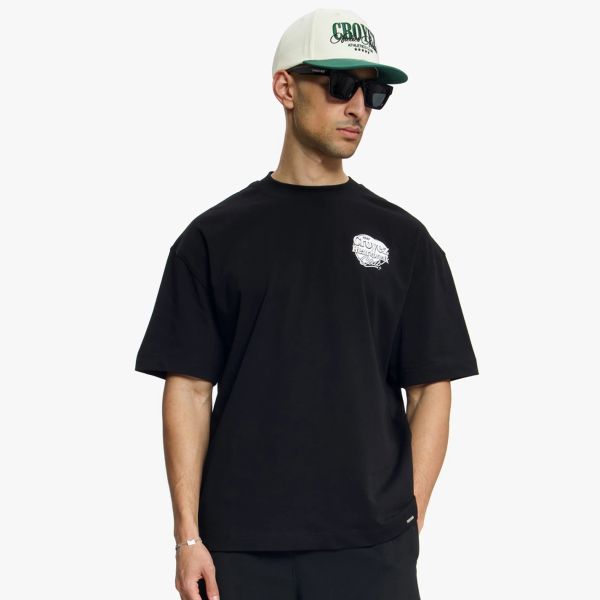 Croyez Heartbreak Club T-shirt Zwart