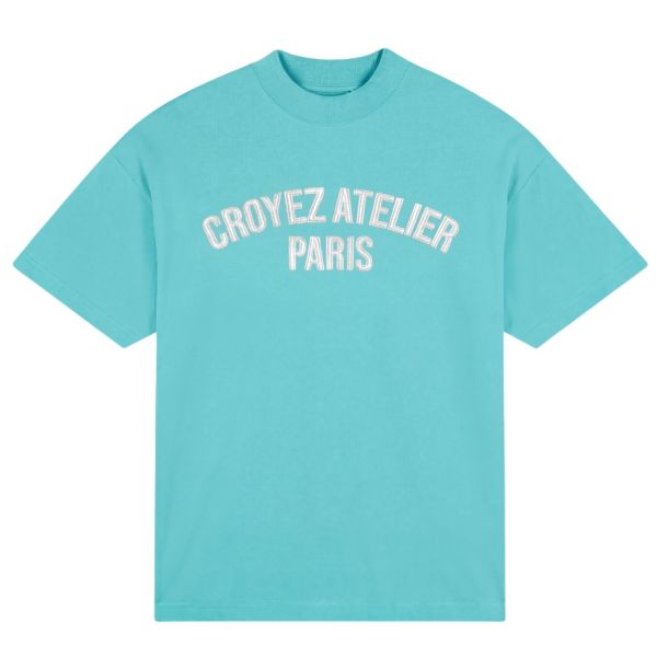 Croyez Heavyweight Atelier T-shirt Blauw
