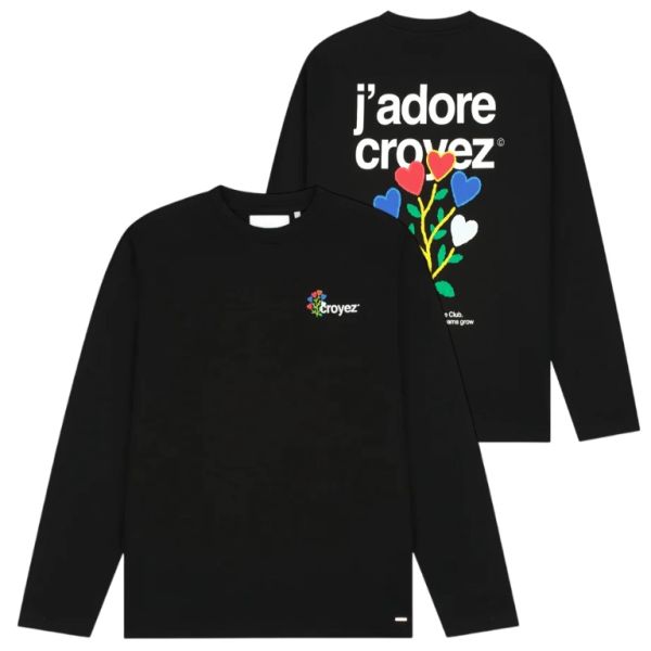 Croyez J'Adore Longsleeve T-shirt Zwart
