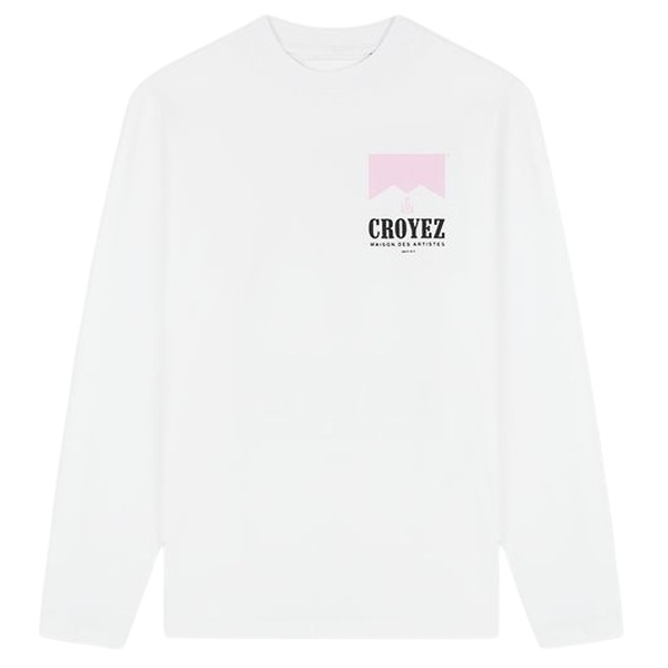 Croyez Maison Fumes Longsleeve T-shirt Wit