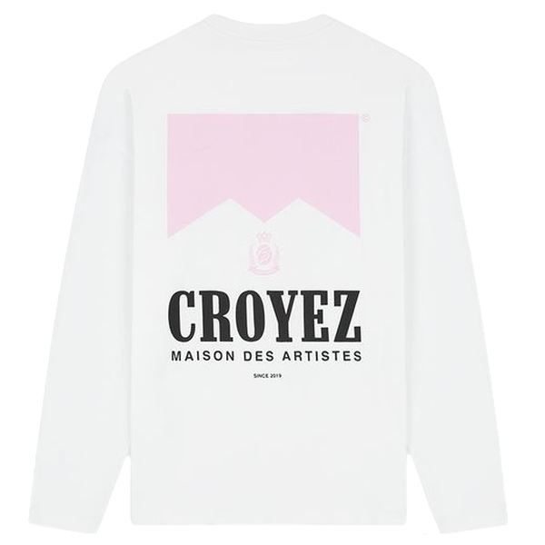 Croyez Maison Fumes Longsleeve T-shirt Wit