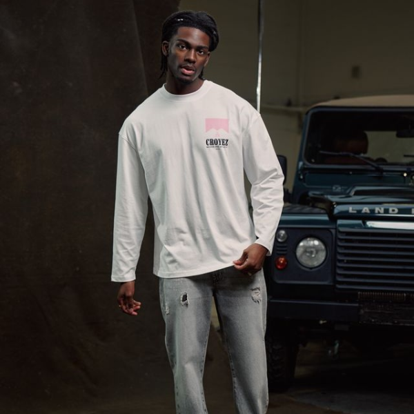 Croyez Maison Fumes Longsleeve T-shirt Wit