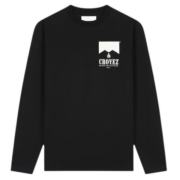 Croyez Maison Fumes Longsleeve T-shirt Zwart