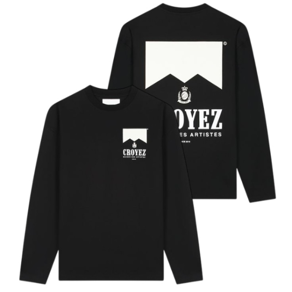 Croyez Maison Fumes Longsleeve T-shirt Zwart