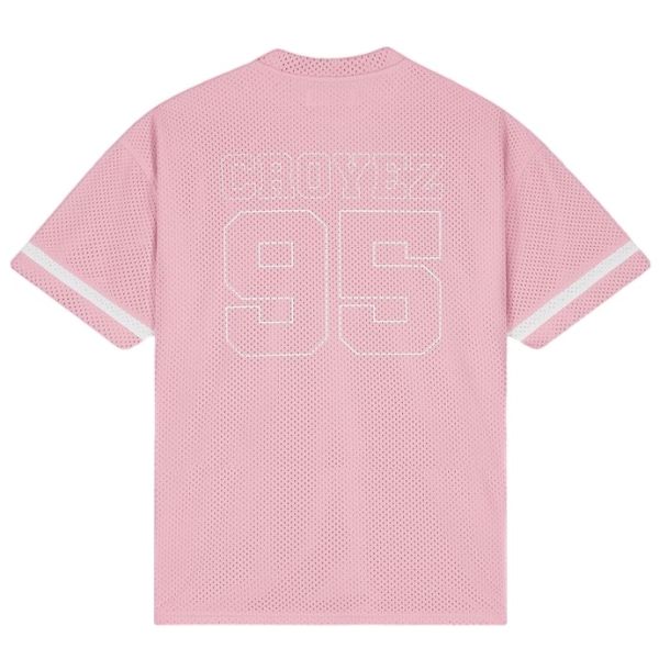 Croyez Mesh Jersey Roze