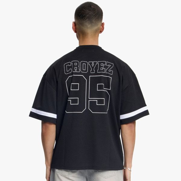 Croyez Mesh Jersey Zwart
