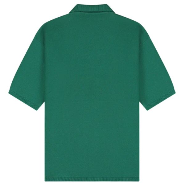 Croyez Nombre Knit Polo Donker groen